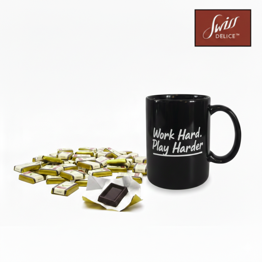 Work Hard Play Harder + Dark Chocolate